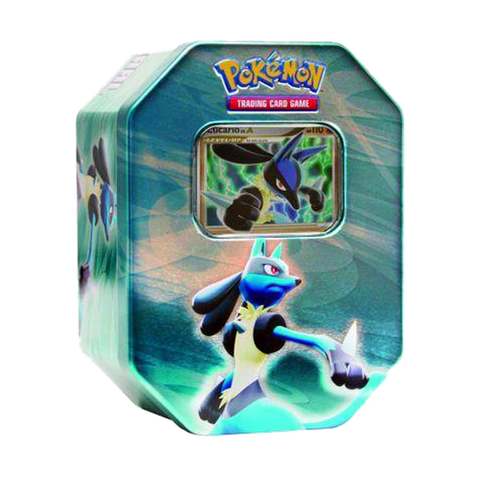 Lucario LV.X 8-Sided Tin