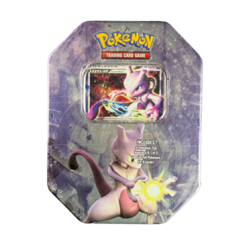 Mewtwo LV.X 8-Sided Tin