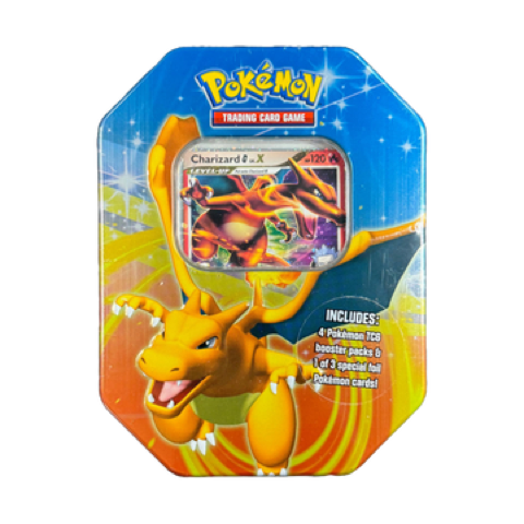 Charizard LV.X 8-Sided Tin