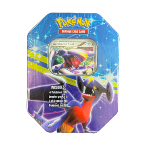 Garchomp LV.X 8-Sided Tin