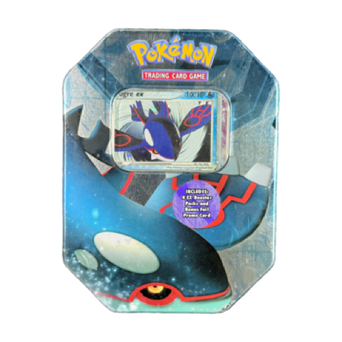 Kyogre ex 8-Sided Tin — EX Collector's