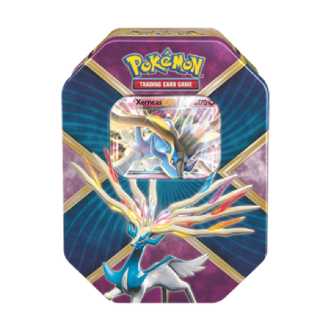 Xerneas-EX 8-Sided Tin — Shiny Kalos