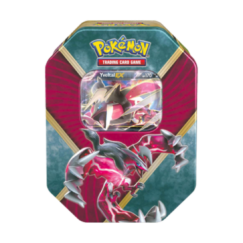 Yveltal-EX 8-Sided Tin — Shiny Kalos