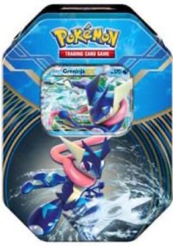Greninja-EX 8-Sided Tin — Kalos Power