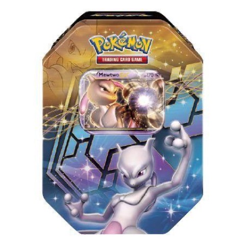 Mewtwo-EX 8-Sided Tin — Legendary EX