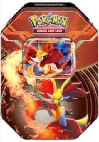 Delphox-EX 8-Sided Tin