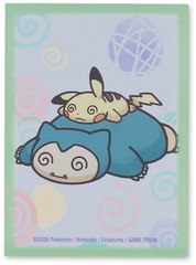 Unable to Battle Pikachu & Snorlax Card Sleeves