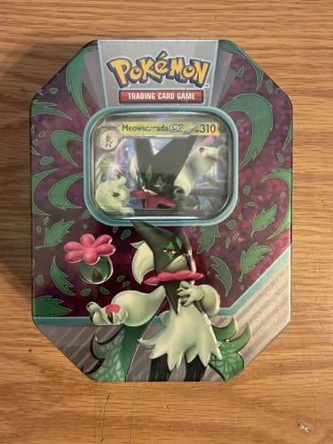 Meowscarada ex Shallow 8-Sided Tin