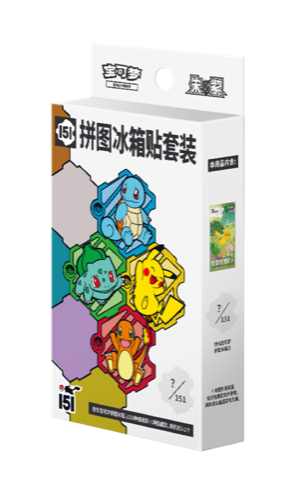 Collect 151 Puzzle Fridge Magnet Set