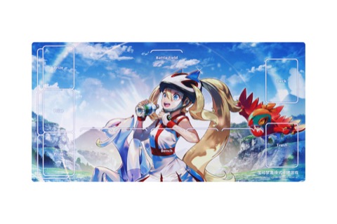 Blazing Fury Theme Pokémon Playmat