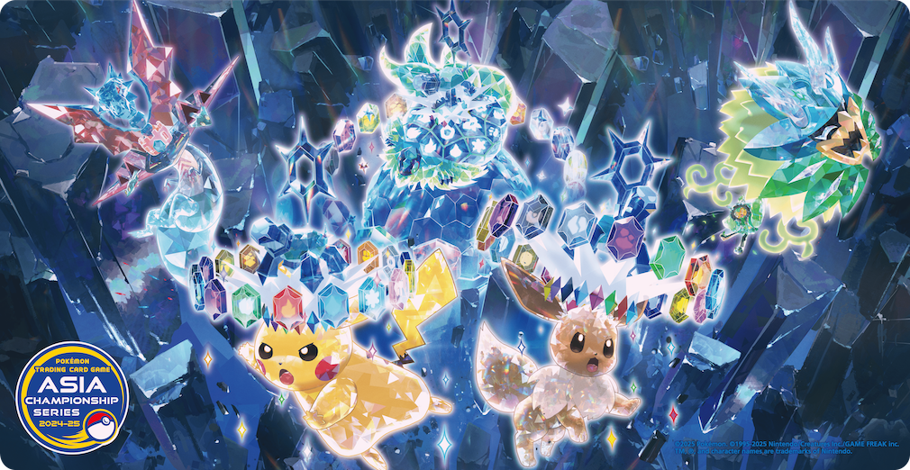 2024-25 Pokémon Asia Championship Series League Point Reward Playmat