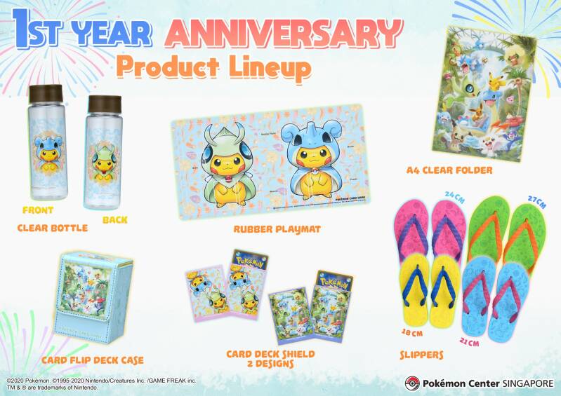 Pokémon Center Singapur 1st Aniversario Flip Estuche para mazo