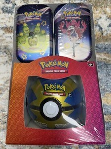 Poké Ball & Paldean Fates Mini Tin 3-Pack
