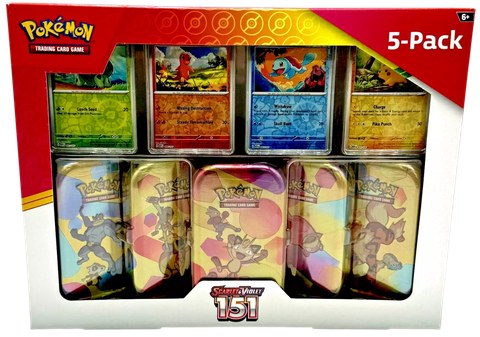 151 Mini Tin 5-Pack