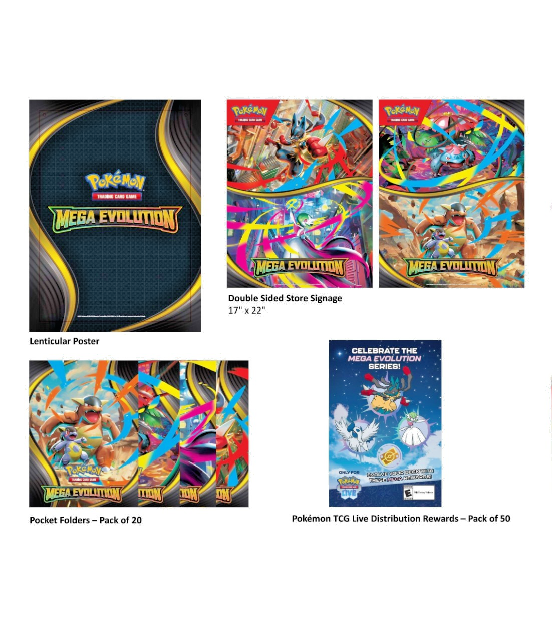 Mega Evolution Hobby Co-Op Marketing Kit