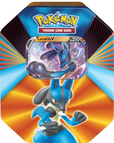 Lucario V 8-Sided Tin