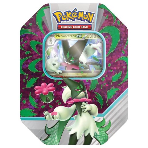 Meowscarada ex 8-Sided Tin