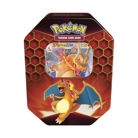 Charizard-GX 8-Sided Tin — Hidden Fates