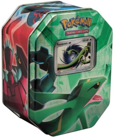 Rayquaza ex 8-Sided Tin — EX Collector's