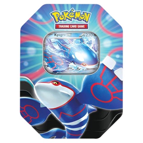 Kyogre ex 8-Sided Tin — Azure Legends