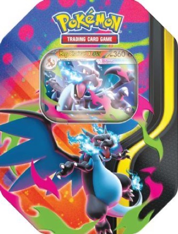 Mega Charizard X ex 8-Sided Tin