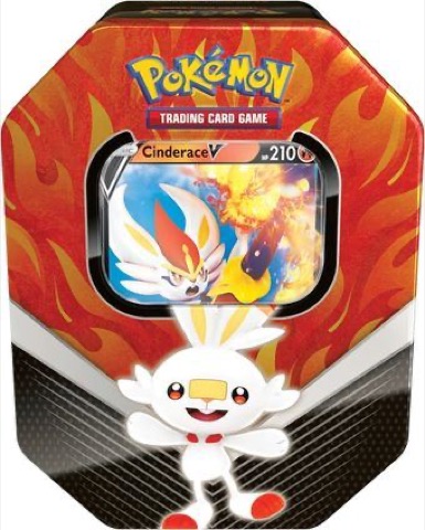 Scorbunny / Cinderace V 8-Sided Tin