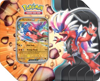 Koraidon ex 6-Sided Tin — Slashing Legends