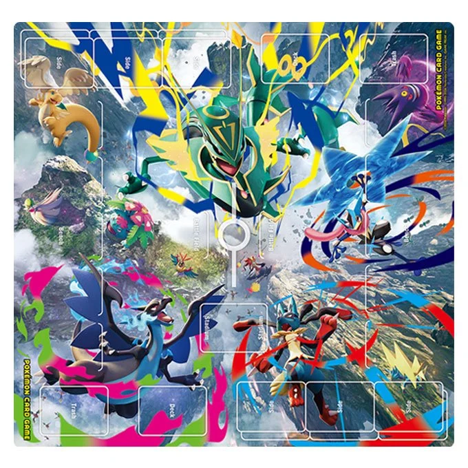 Rubber Playmat Full size Showdown! Mega Rayquaza