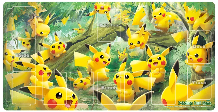 Rubber Playmat Pikachu Forest