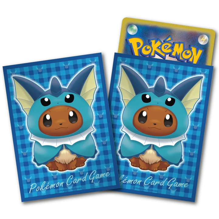 Deck Sleeves Poncho-wearing Eevee: Vaporeon