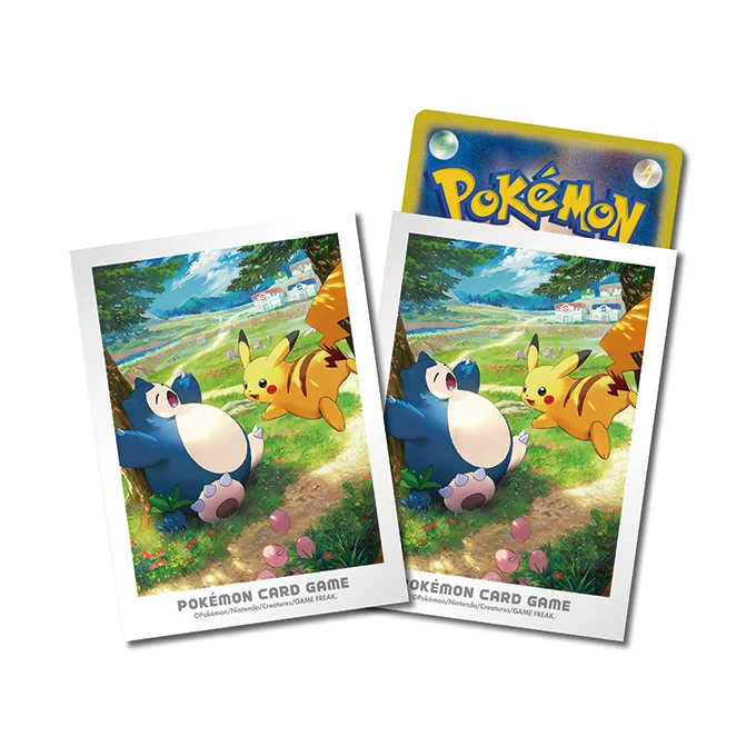 Deck Sleeves Kanto Adventure - Pikachu & Snorlax