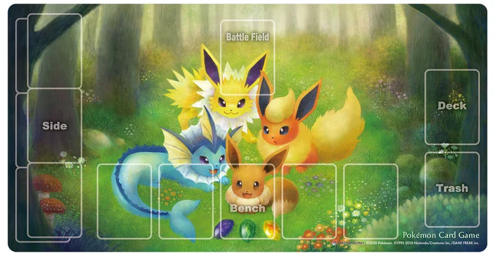 Rubber Playmat Eevee and Evolution