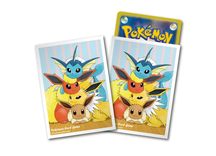 Deck Sleeves Eevee Friends Sticking Together
