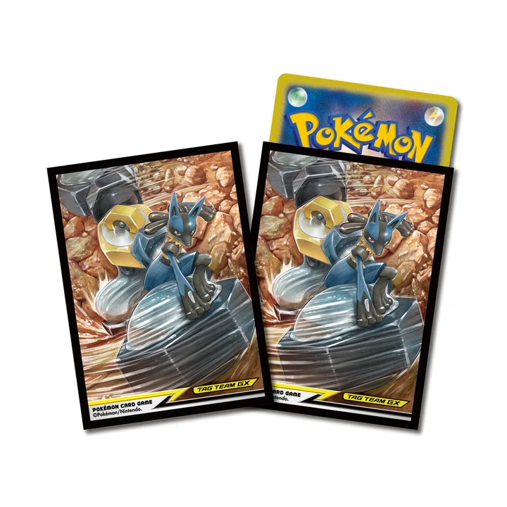 Deck Sleeves Lucario & Melmetal TAG TEAM GX