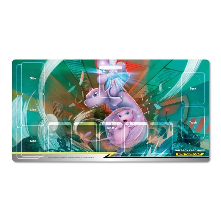 Rubber Playmat Mewtwo & Mew TAG TEAM GX
