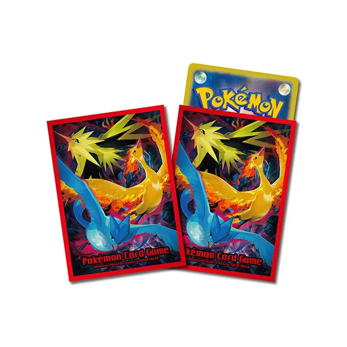 Deck Sleeves Moltres & Zapdos & Articuno (Red)