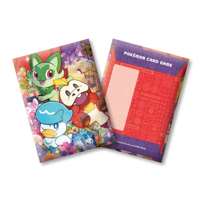 Card Pouch Bag Sprigatito, Fuecoco & Quaxly