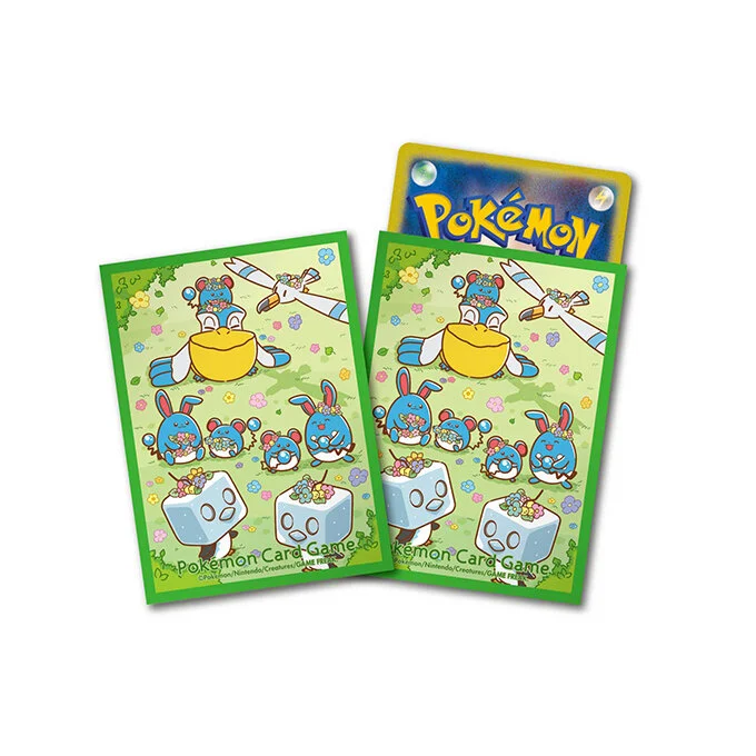 Deck Sleeves Flower Crown and Marill friends
