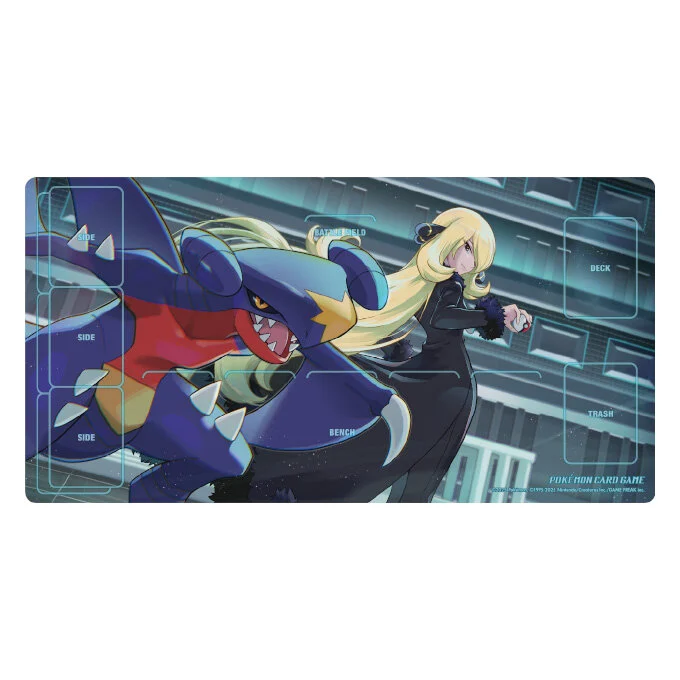 Rubber Playmat Cynthia & Garchomp