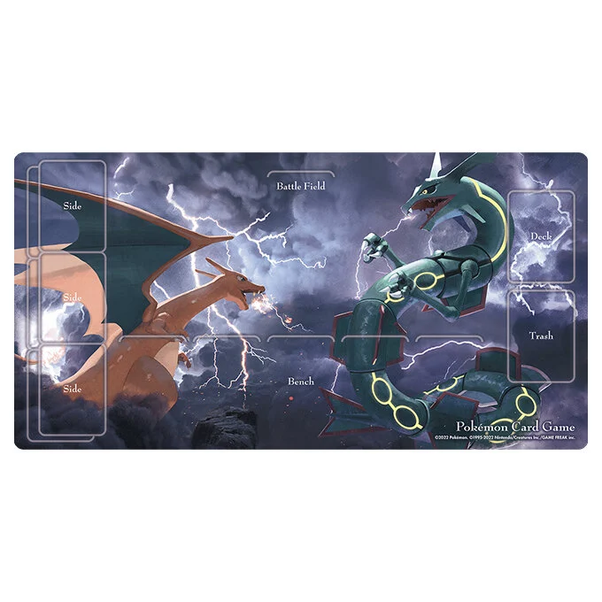 Rubber Playmat Rayquaza VS Charizard