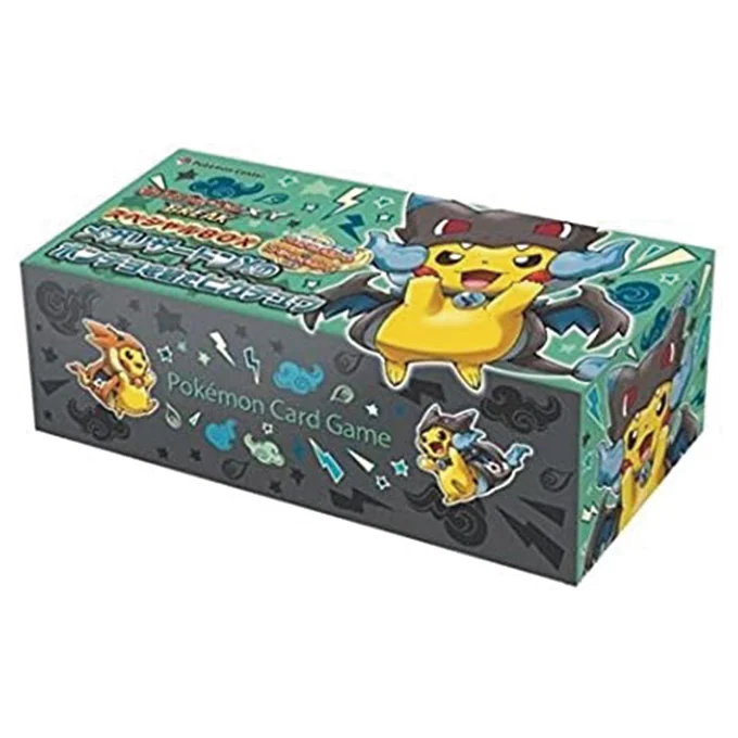 Mega Charizard X Poncho-wearing Pikachu Special Box
