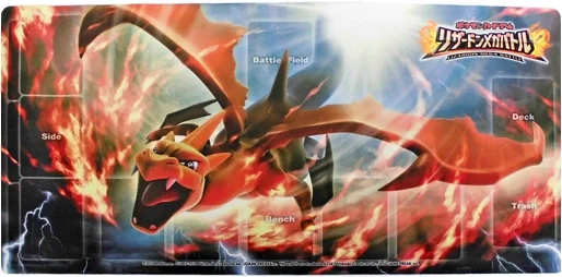 Rubber Playmat Mega Charizard Battle