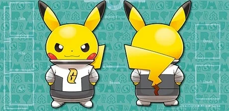 Pretend Team Galactic Grunt Pikachu Half Playmat