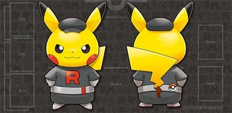 Pretend Team Rocket Grunt Pikachu Half Playmat