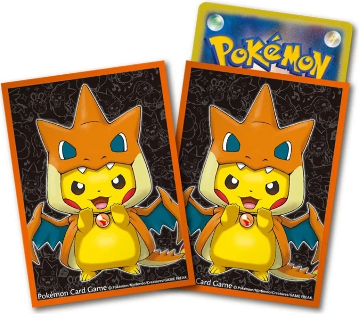 Pokémon Center Mega Tokyo's Pikachu Orange Version Sleeves