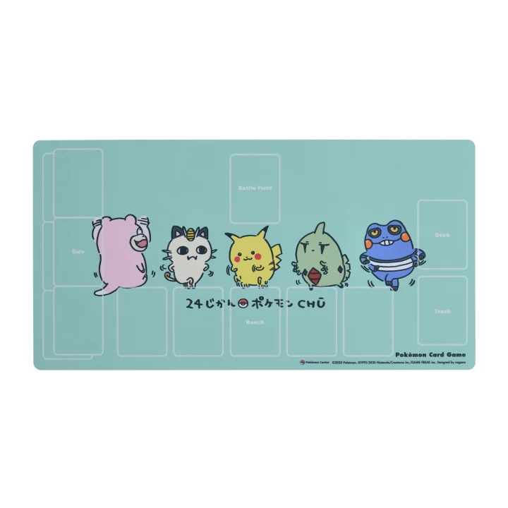 Rubber Playmat 24-hour Pokemon CHŪ