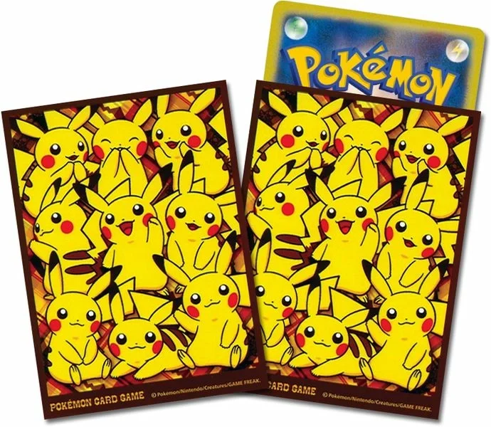 Official Deck Sleeves Lots of Pikachu