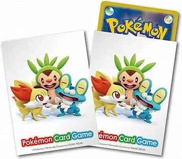 Deck Sleeves Chespin, Fennekin & Froakie