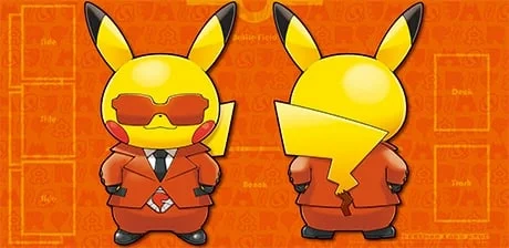 Pretend Team Flare Grunt Pikachu Half Playmat