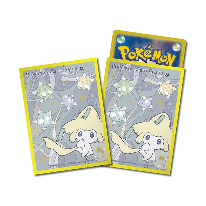 Deck Sleeves Premium Gloss Jirachi Star Connection (Yellow)